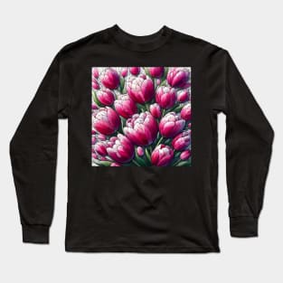Tulip Flower Long Sleeve T-Shirt